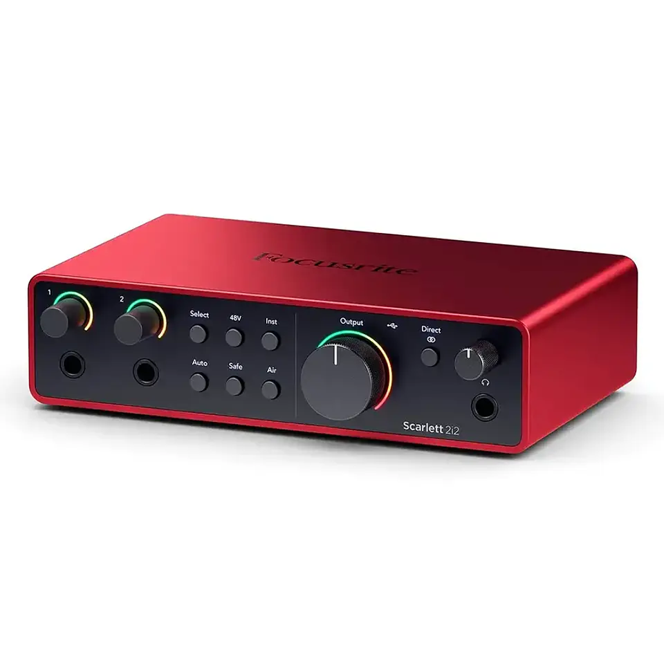 FOCUSRITE SCARLETT INTERFAZ DE AUDIO 2i2 4TH GEN 3