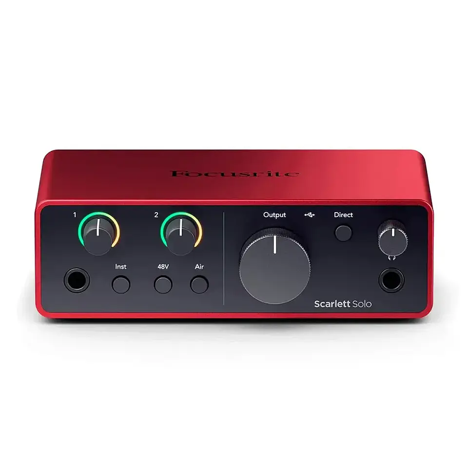FOCUSRITE SCARLETT INTERFAZ DE AUDIO SOLO 4TH GEN 4