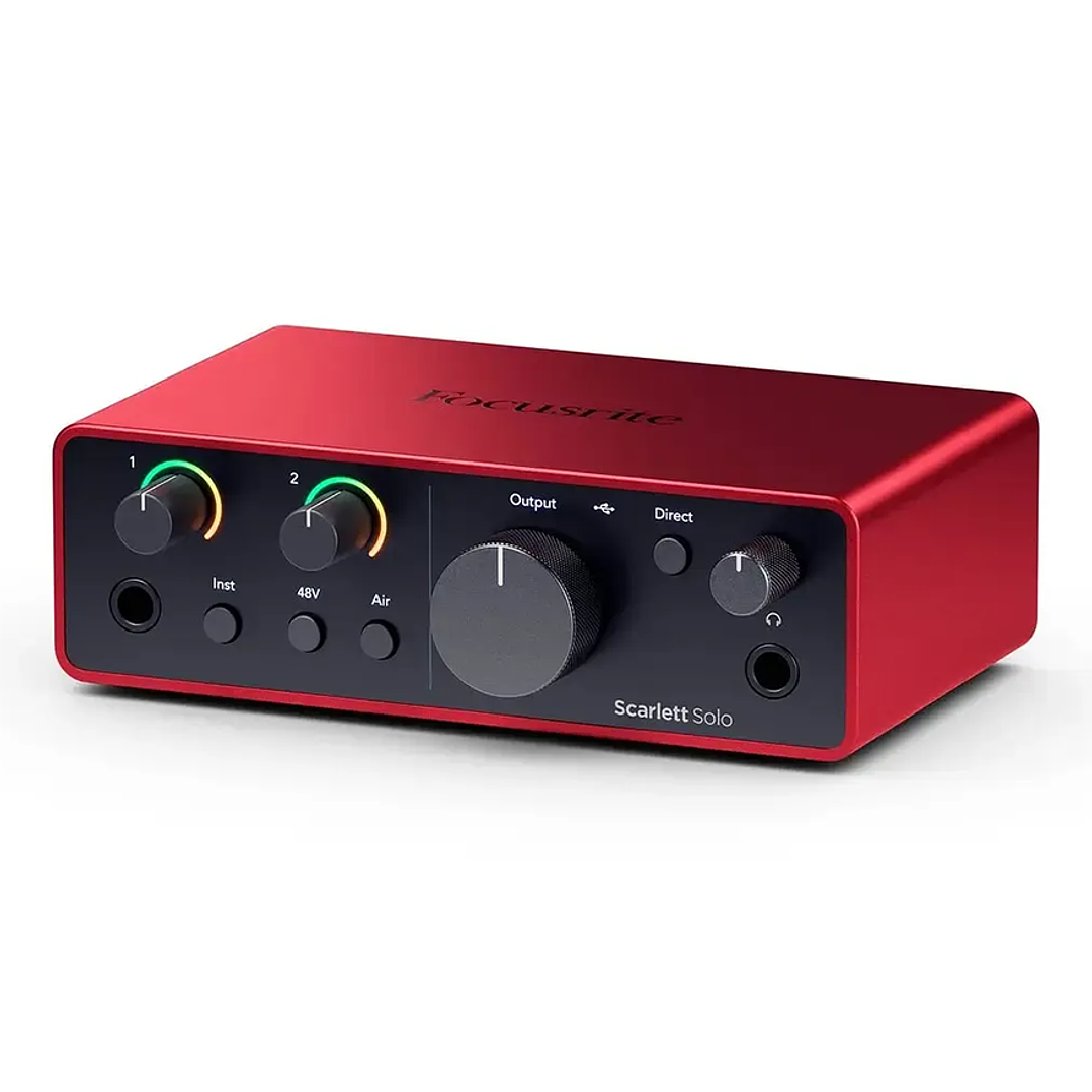 FOCUSRITE SCARLETT INTERFAZ DE AUDIO SOLO 4TH GEN 3