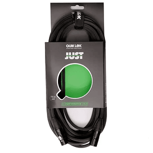 QUIKLOK MF10 CABLE MICROFONO XLR 10M XLR 