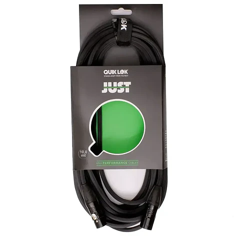 QUIKLOK MF10 CABLE MICROFONO XLR 10M XLR 