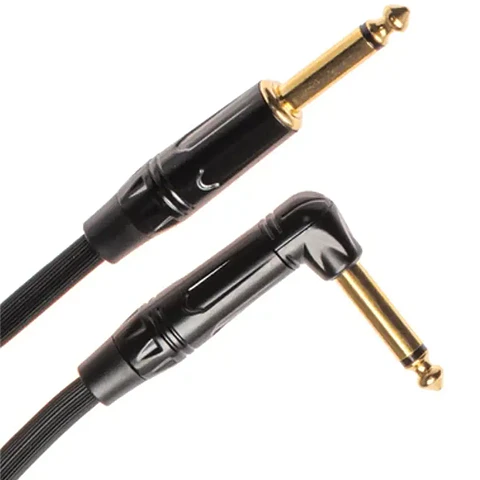 QUIKLOK CABLE INSTRUMENTO MONO 6.3MM 3 METROS JR3 ANGULADO RECTO