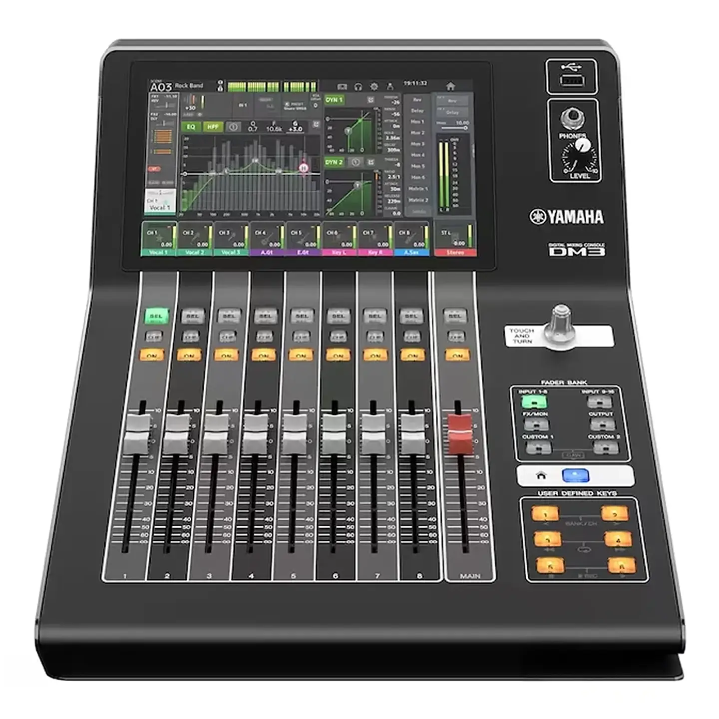 YAMAHA DM3 MIXER EQUIPADA CON DANTE CONSOLA DE MEZCLA DIGITAL 1