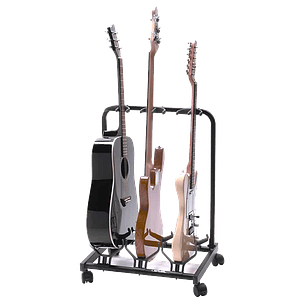 QUIKLOK CARRO SOPORTE PARA 3 GUITARRAS CON RUEDAS GS430