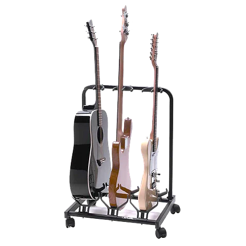QUIKLOK CARRO SOPORTE PARA 3 GUITARRAS CON RUEDAS GS430