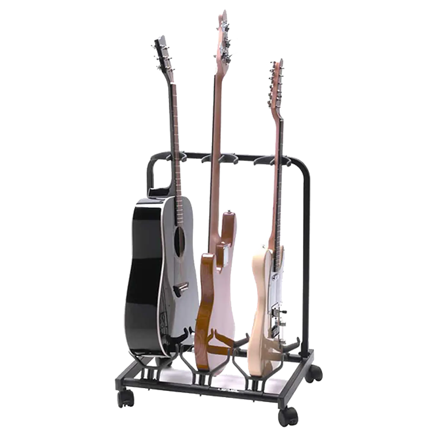 QUIKLOK CARRO SOPORTE PARA 3 GUITARRAS CON RUEDAS GS430 2
