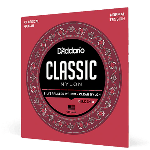 D’ADDARIO EJ27N CUERDAS NYLON PARA GUITARRA ACUSTICA TENSION NORMAL