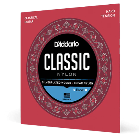 D’ADDARIO EJ27H CUERDAS NYLON PARA GUITARRA ACUSTICA TENSION ALTA