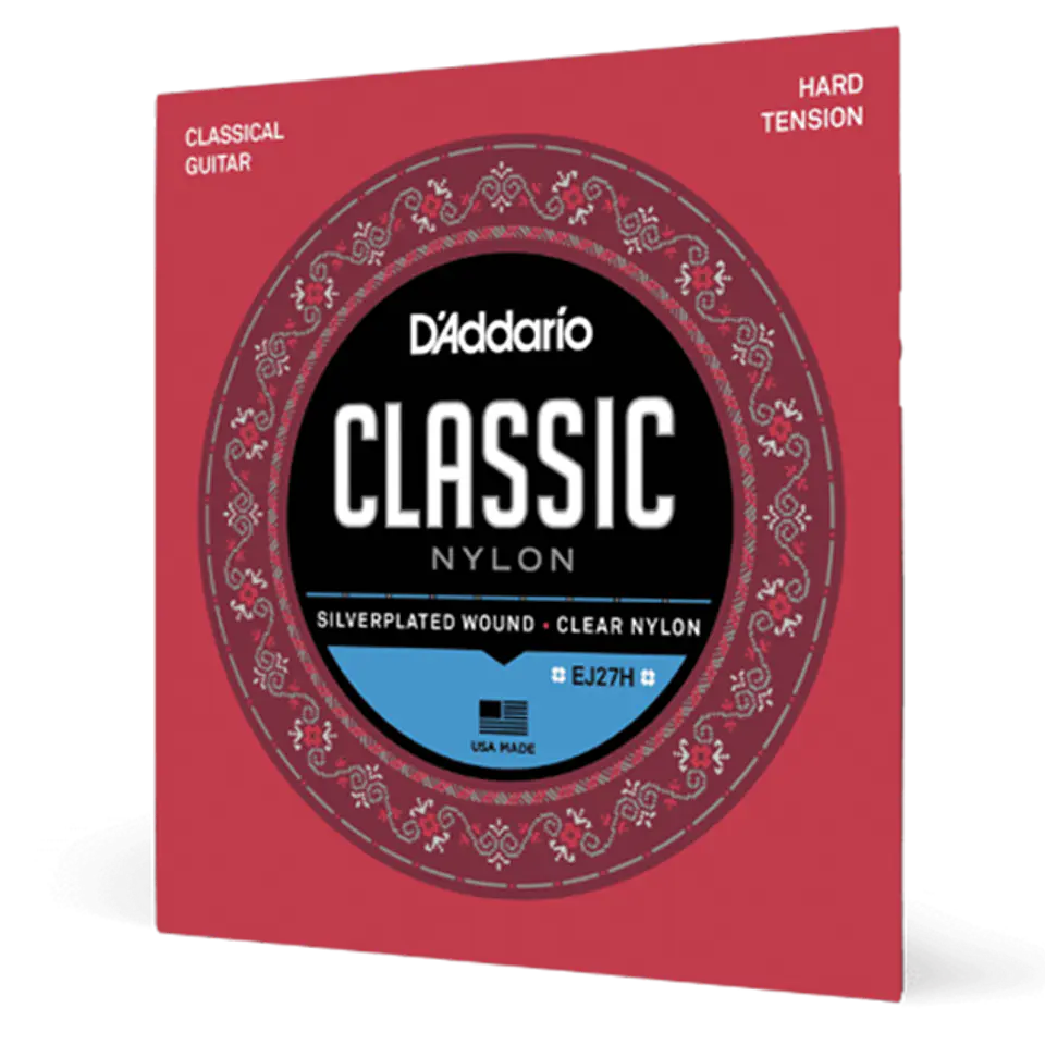 D’ADDARIO EJ27H CUERDAS NYLON PARA GUITARRA ACUSTICA TENSION ALTA 1