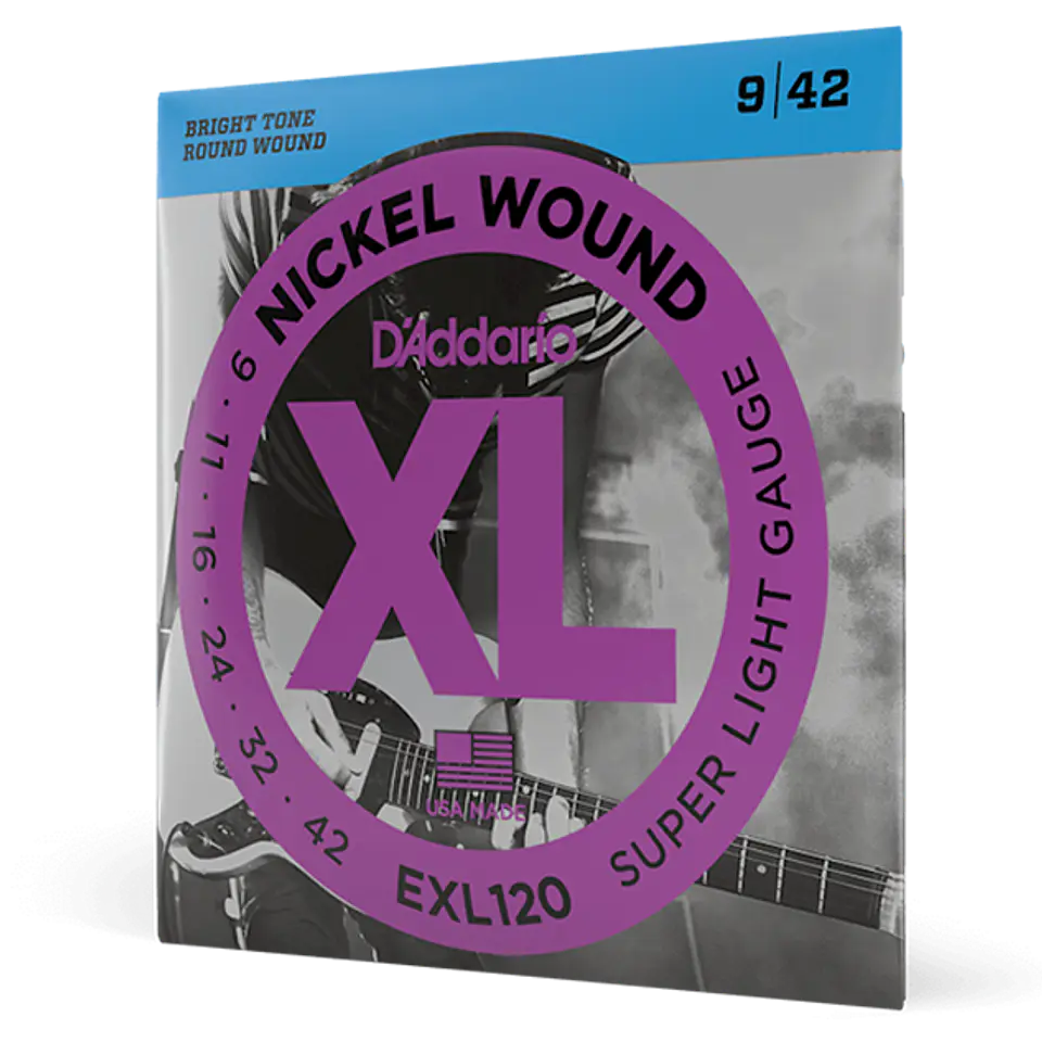 D’ADDARIO EXL120 CUERDAS METAL PARA GUITARRA ELECTRICA LIGHT 1