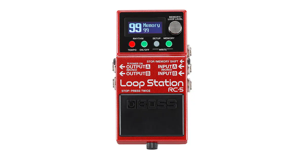 BOSS PEDAL RC5 LOOP STATION LOOPER PEDAL