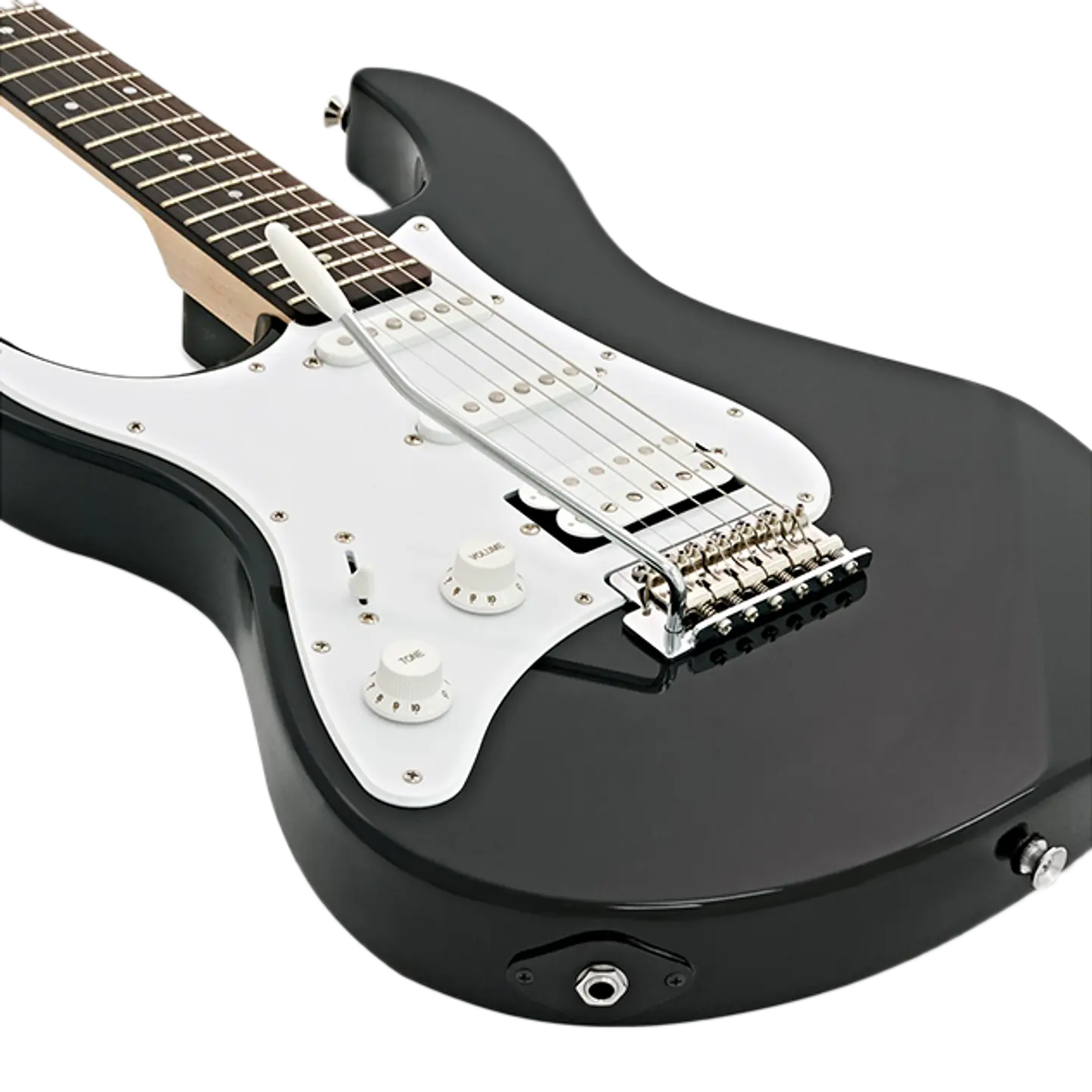 YAMAHA GUITARRA ELECTRICA PAC112JL BLACK PARA ZURDOS LEFT HANDED 3