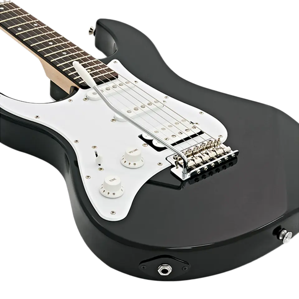 YAMAHA GUITARRA ELECTRICA PAC112JL BLACK PARA ZURDOS LEFT HANDED 3
