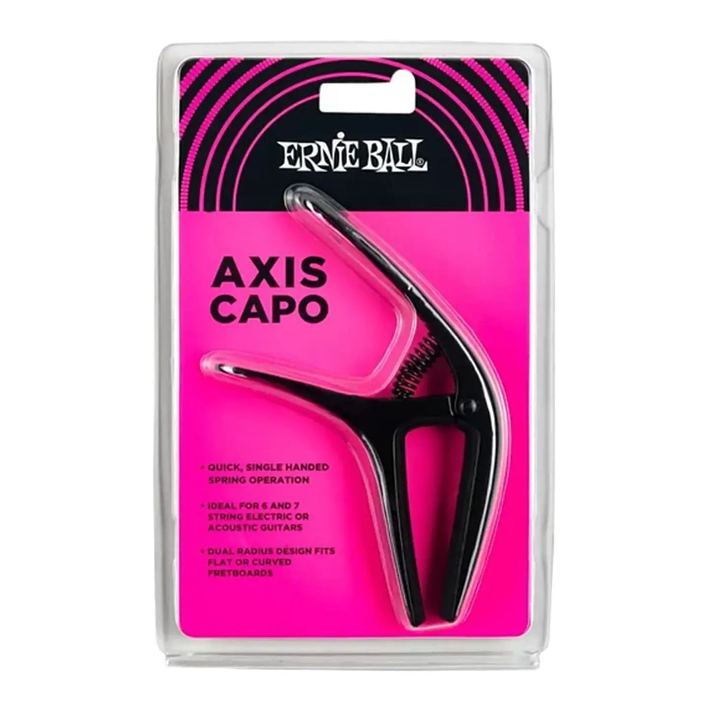 ERNIE BALL CAPO PARA GUITARRA BLACK 2