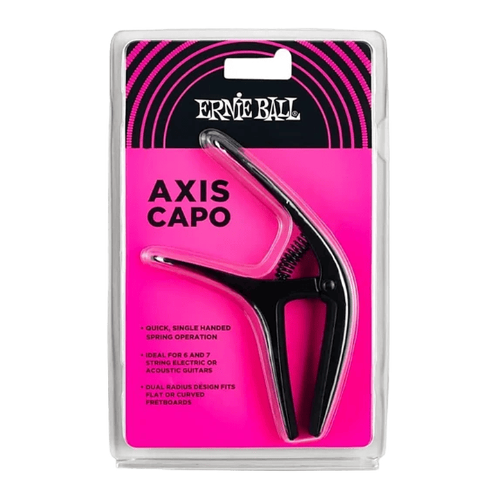 ERNIE BALL CAPO PARA GUITARRA BLACK 2