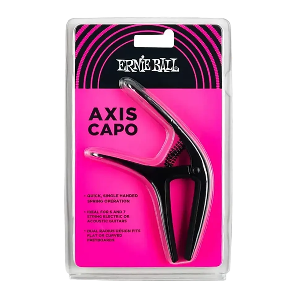 ERNIE BALL CAPO PARA GUITARRA BLACK 2