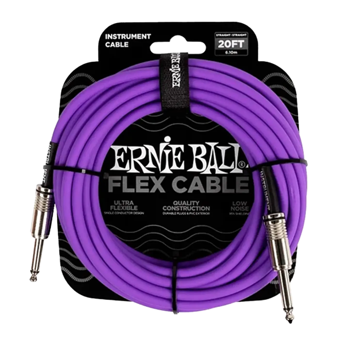 ERNIE BALL CABLE INSTRUMENTO PO6420 6 METROS PURPURA 1