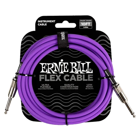ERNIE BALL CABLE INSTRUMENTO PO6415 3 METROS PURPURA
