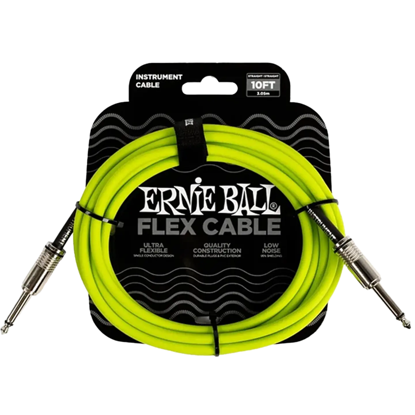 ERNIE BALL CABLE INSTRUMENTO PO6414 3 METROS VERDE 1