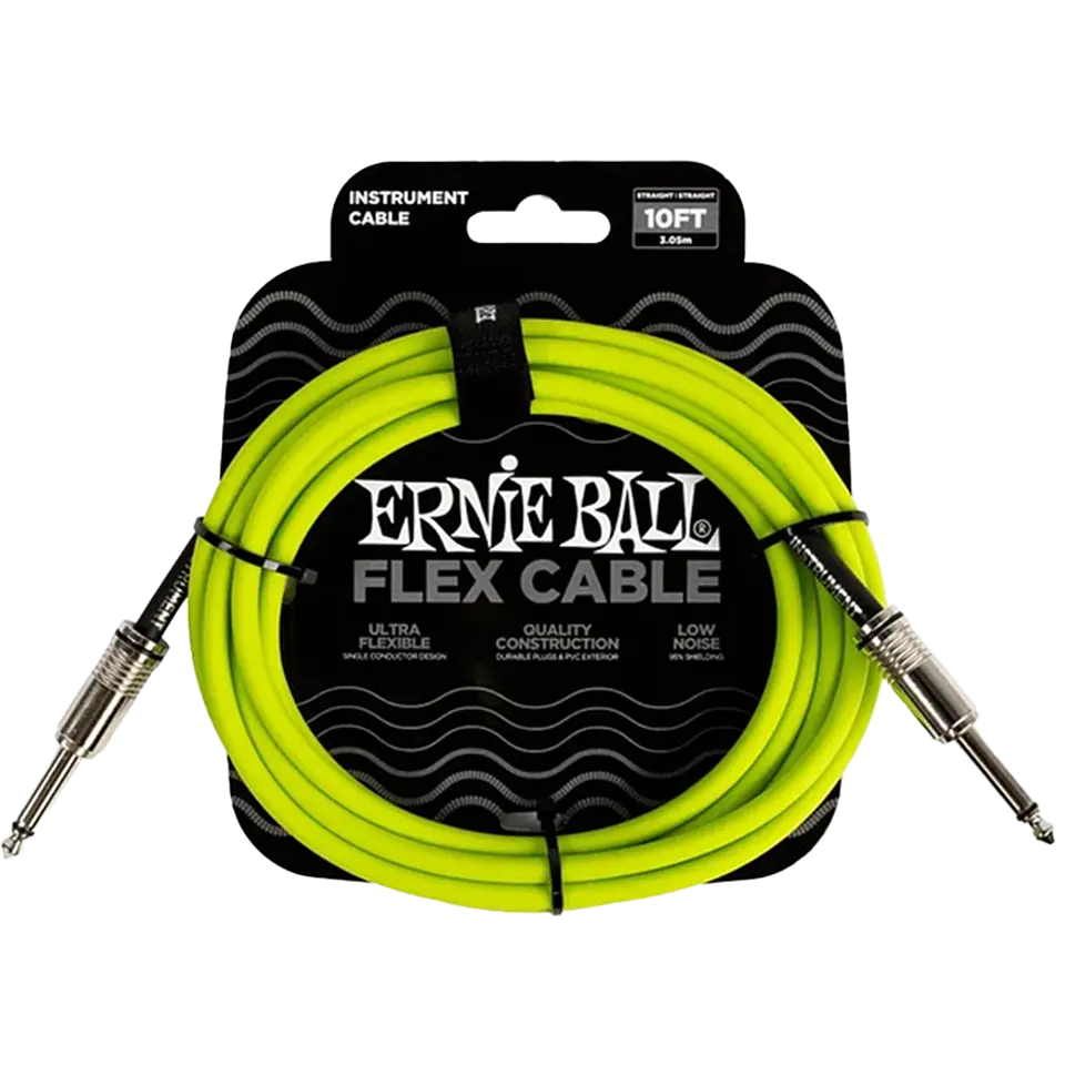 ERNIE BALL CABLE INSTRUMENTO PO6414 3 METROS VERDE 1