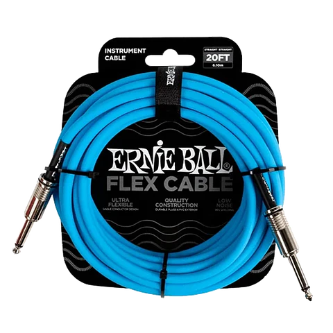 ERNIE BALL CABLE INSTRUMENTO PO6417 6 METROS AZUL