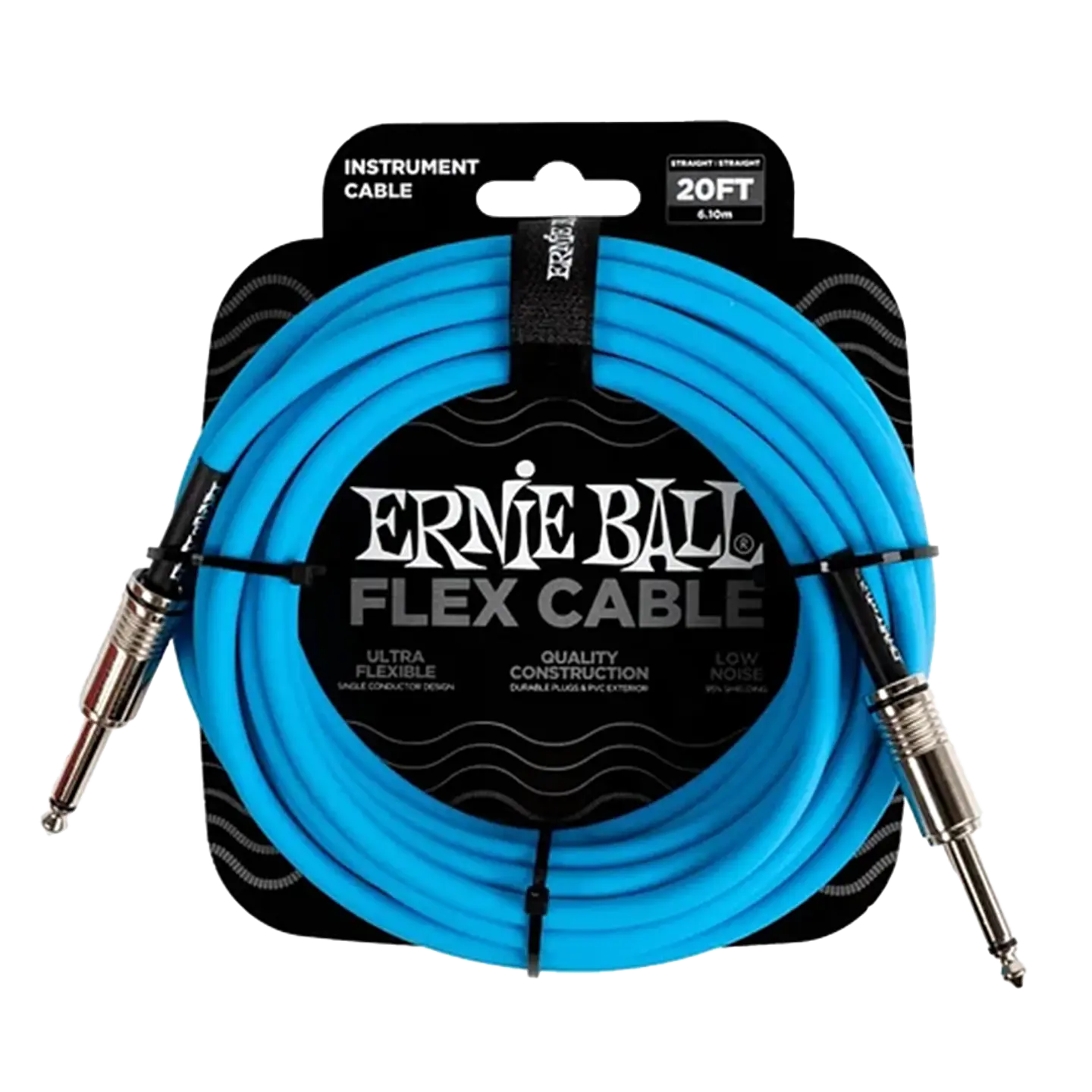 ERNIE BALL CABLE INSTRUMENTO PO6417 6 METROS AZUL 1