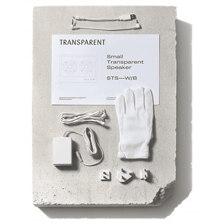 TRANSPARENT SMALL SPEAKER METAL PARLANTE BLUETOOTH 5