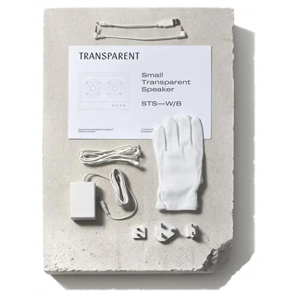 TRANSPARENT SMALL SPEAKER METAL PARLANTE BLUETOOTH 7