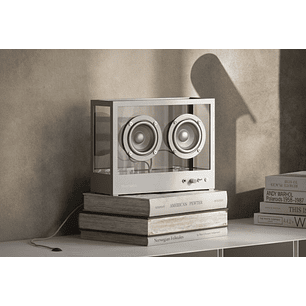 TRANSPARENT SMALL SPEAKER METAL PARLANTE BLUETOOTH