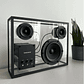 TRANSPARENT BLACK SPEAKER PARLANTE BLUETOOTH - Miniatura 6