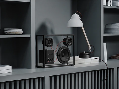 TRANSPARENT BLACK SPEAKER PARLANTE BLUETOOTH