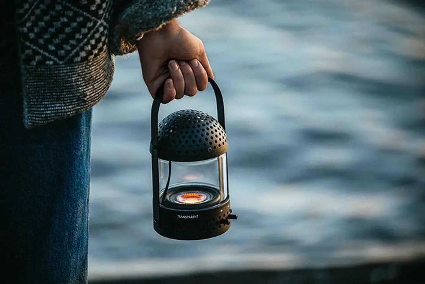 TRANSPARENT LIGHT SPEAKER BLACK PARLANTE BLUETOOTH 7