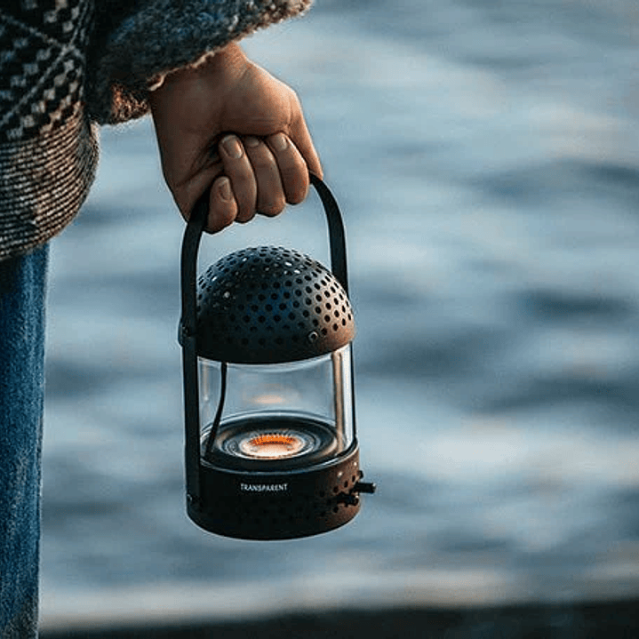 TRANSPARENT LIGHT SPEAKER BLACK PARLANTE BLUETOOTH 6