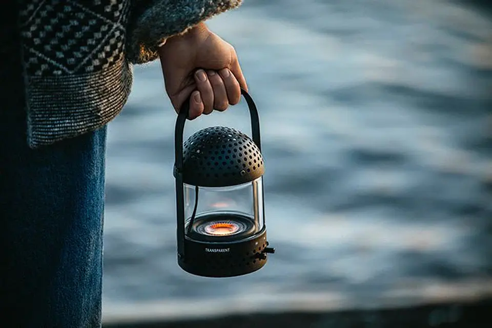 TRANSPARENT LIGHT SPEAKER BLACK PARLANTE BLUETOOTH 7