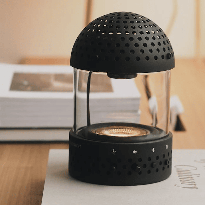 TRANSPARENT LIGHT SPEAKER BLACK PARLANTE BLUETOOTH 7