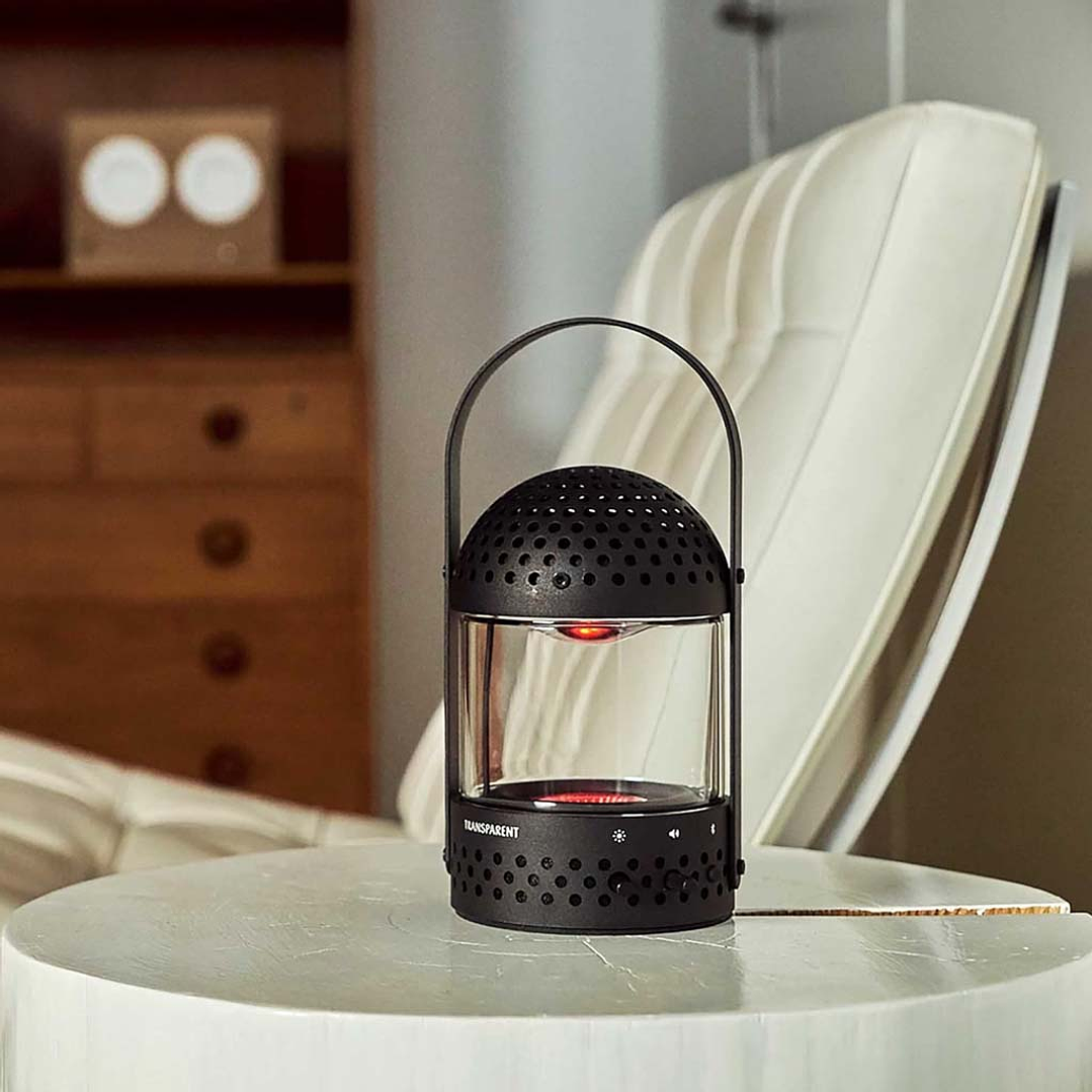 TRANSPARENT LIGHT SPEAKER BLACK PARLANTE BLUETOOTH 9