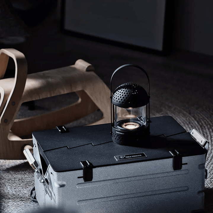 TRANSPARENT LIGHT SPEAKER BLACK PARLANTE BLUETOOTH 10