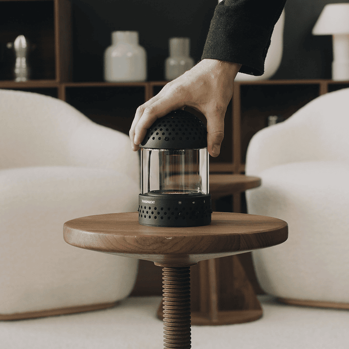 TRANSPARENT LIGHT SPEAKER BLACK PARLANTE BLUETOOTH 11