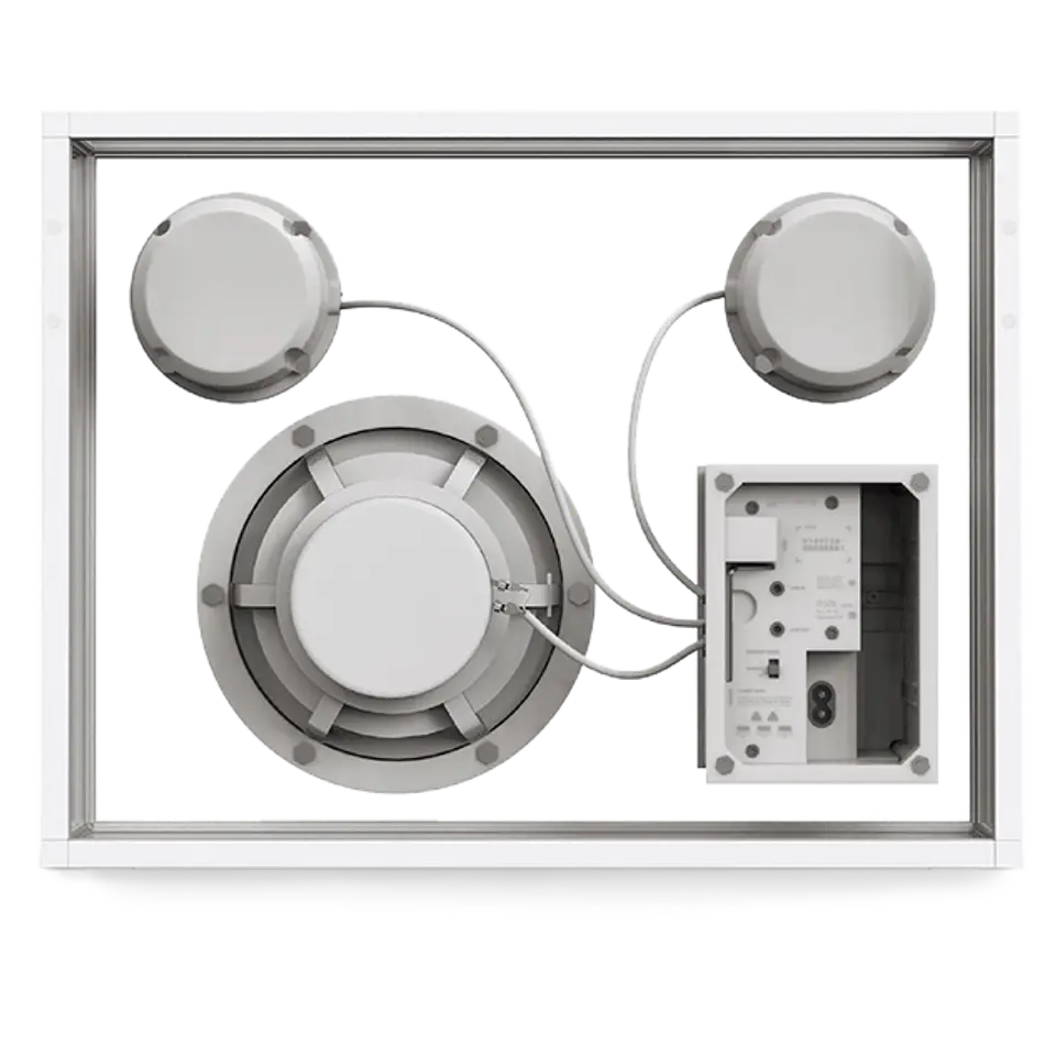 TRANSPARENT WHITE SPEAKER PARLANTE BLUETOOTH 3