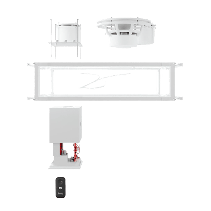 TRANSPARENT WHITE SPEAKER PARLANTE BLUETOOTH 6