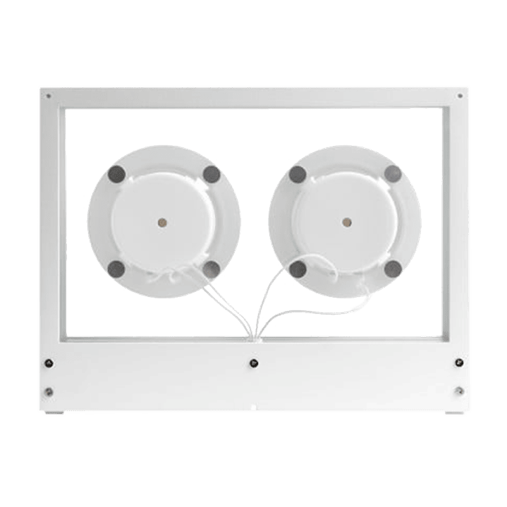 TRANSPARENT SMALL SPEAKER WHITE PARLANTE BLUETOOTH 5