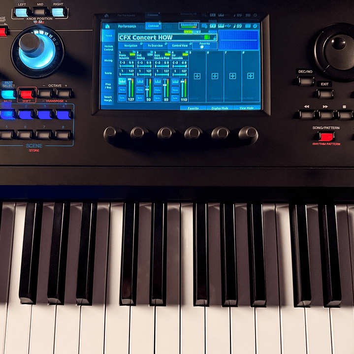 YAMAHA MODX6 M6 SINTETIZADOR 61 TECLAS 12