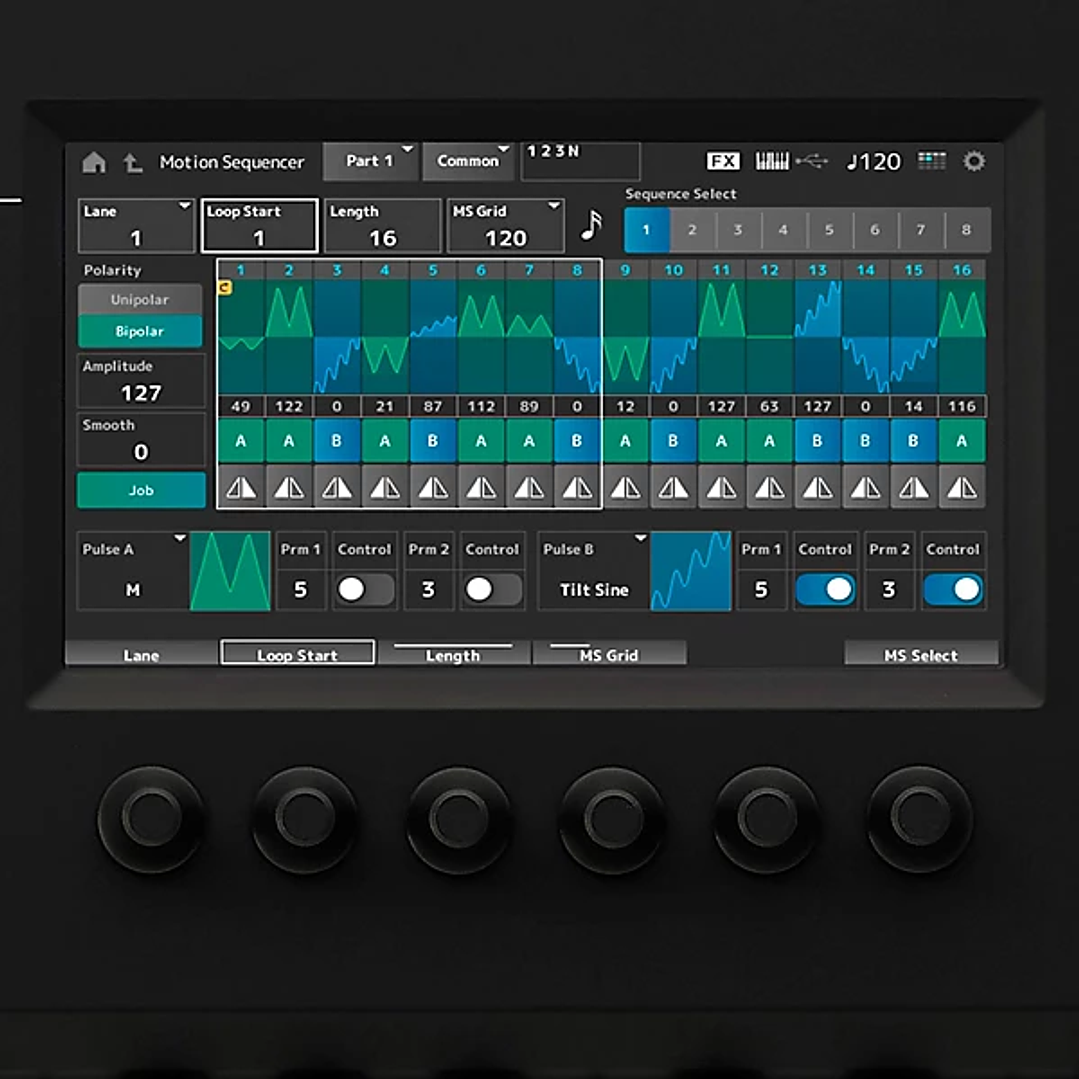 YAMAHA MODX8 M8 SINTETIZADOR 88 TECLAS 10