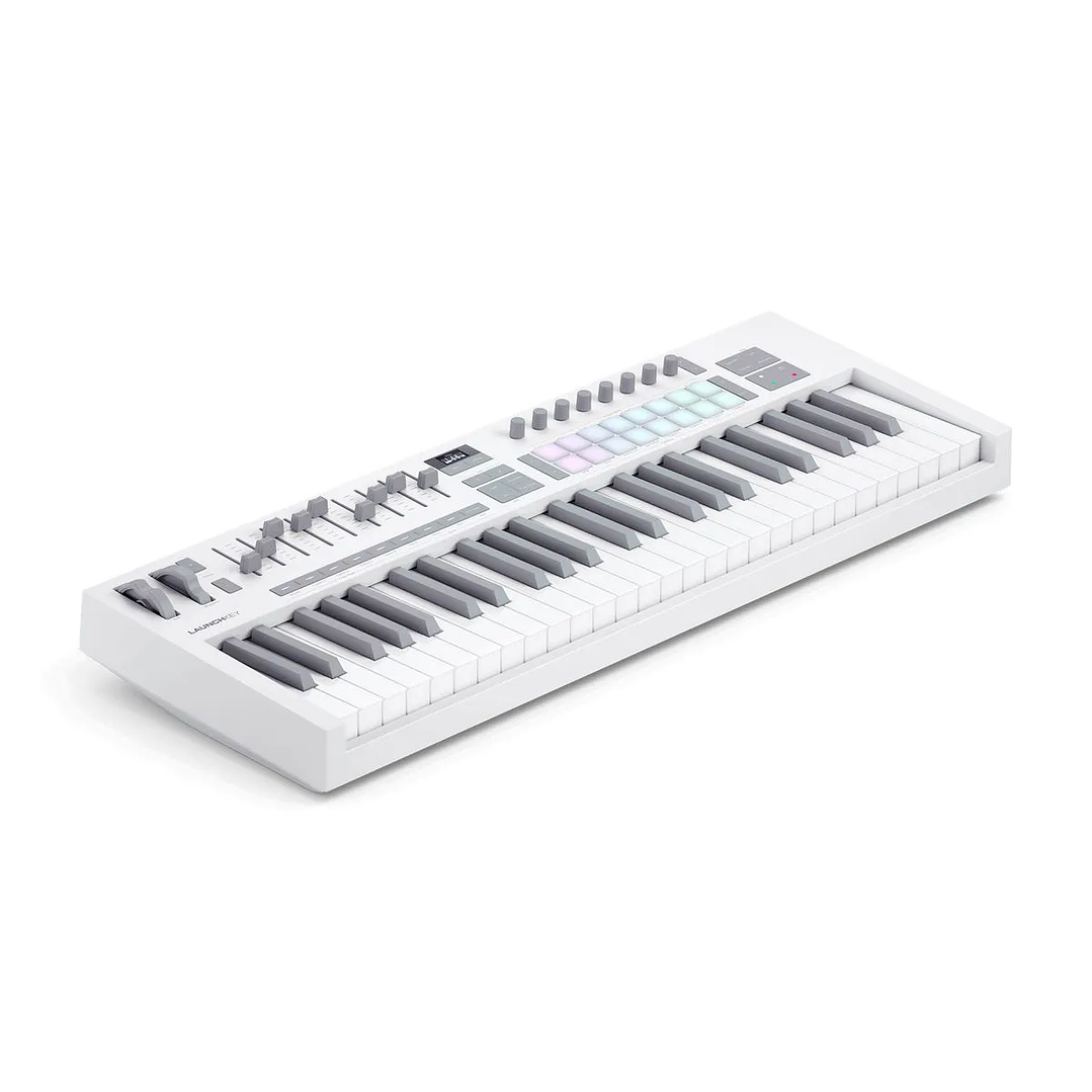 NOVATION CONTROLADOR MIDI LAUNCHKEY 49 MK4 WHITE  2