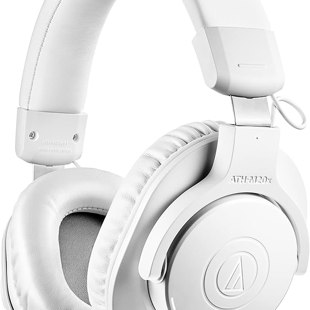 AUDIOTECHNICA AUDIFONOS PROFESIONALES DE MONITOREO ATHM20X WHITE 1