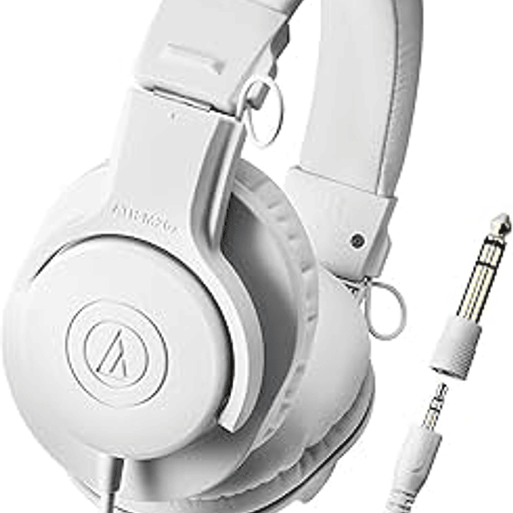 AUDIOTECHNICA AUDIFONOS PROFESIONALES DE MONITOREO ATHM20X WHITE 4