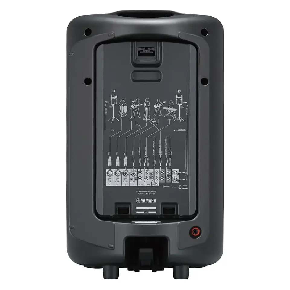 YAMAHA STAGEPAS 600 BT BLUETOOTH SISTEMA PORTABLE DE PARLANTES 3