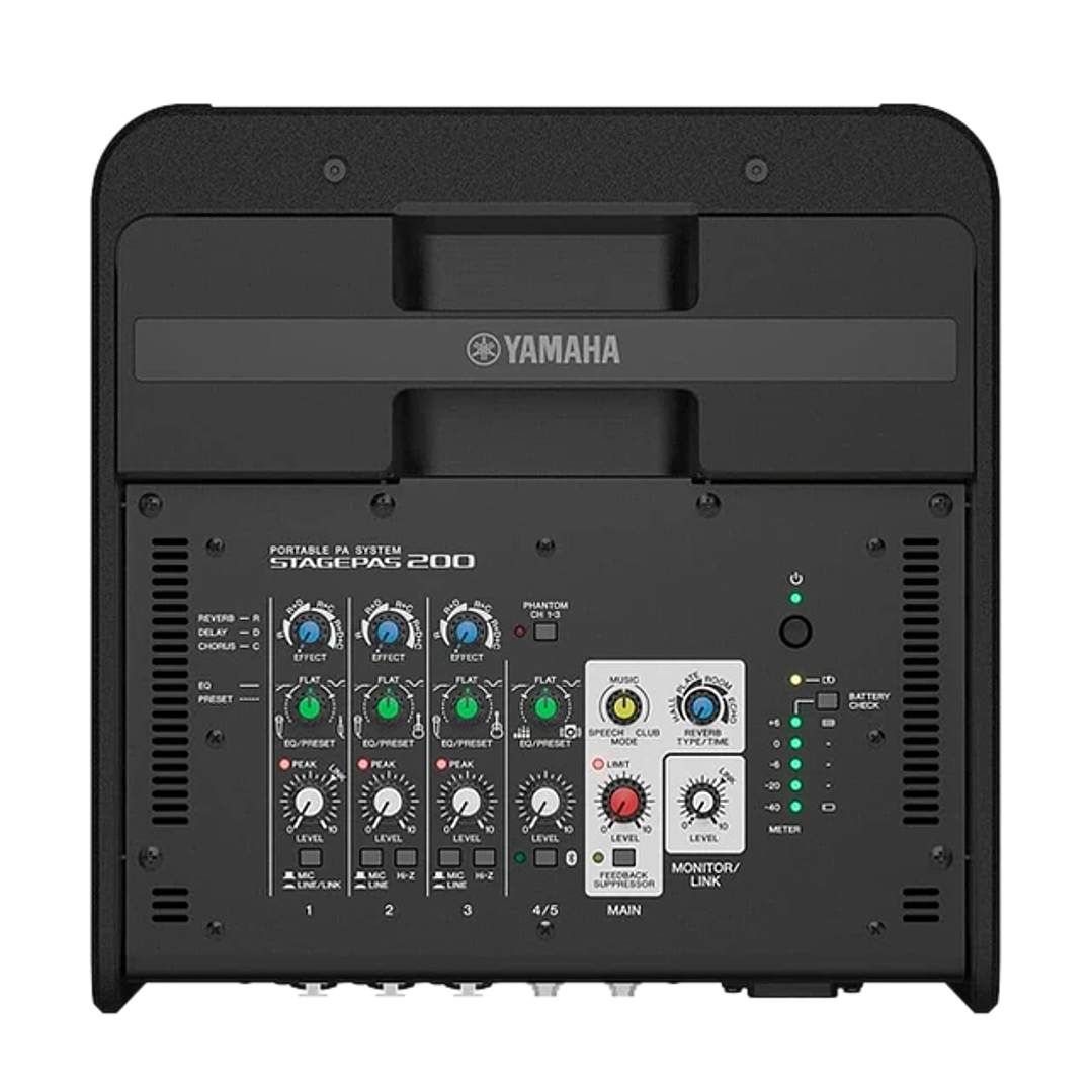 YAMAHA STAGEPAS 200 BTR CON BATERIA RECARGABLE 4
