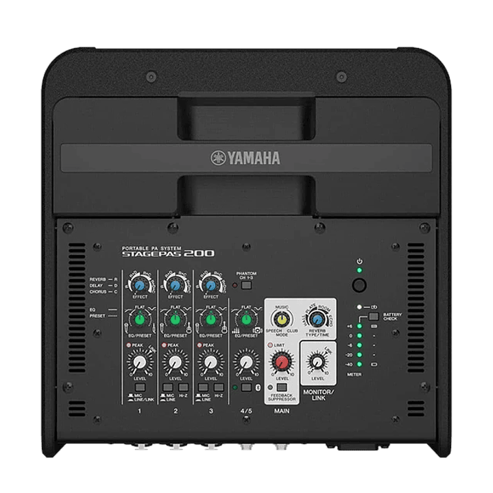 YAMAHA STAGEPAS 200 BTR CON BATERIA RECARGABLE 4