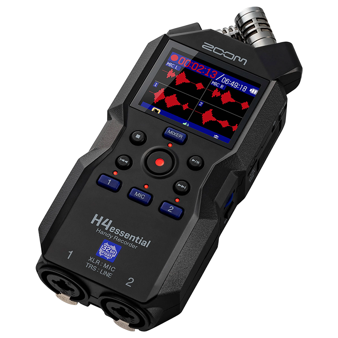 ZOOM H4ESSENTIAL GRABADORA 32BIt FLOTANTES 4 PISTAS 1